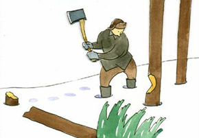 The story of a woodcutter Wood Cutter