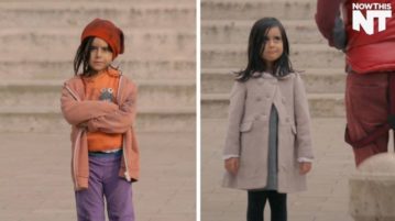 Social Experiment in Tbilisi: This abandoned child was treated very differently depending on how she was dressed abandoned children social experiment