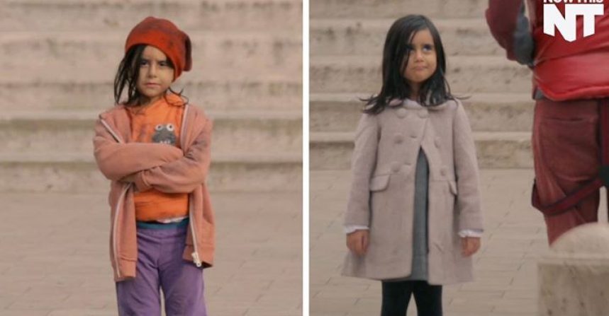 Social Experiment in Tbilisi: This abandoned child was treated very differently depending on how she was dressed img