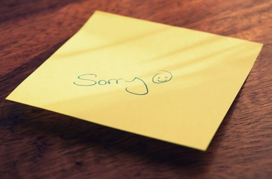 things you don't have to apologize for